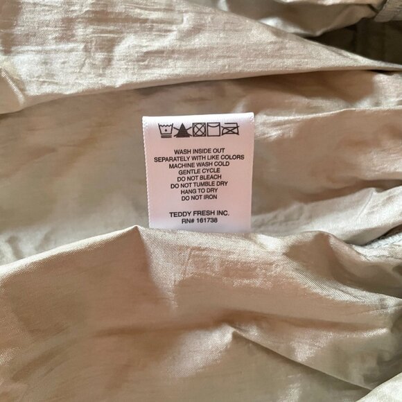 Teddy Fresh Women's Silver Linings Metallic Tiered Prom Dress sz Small NWT NEW - Picture 9 of 12